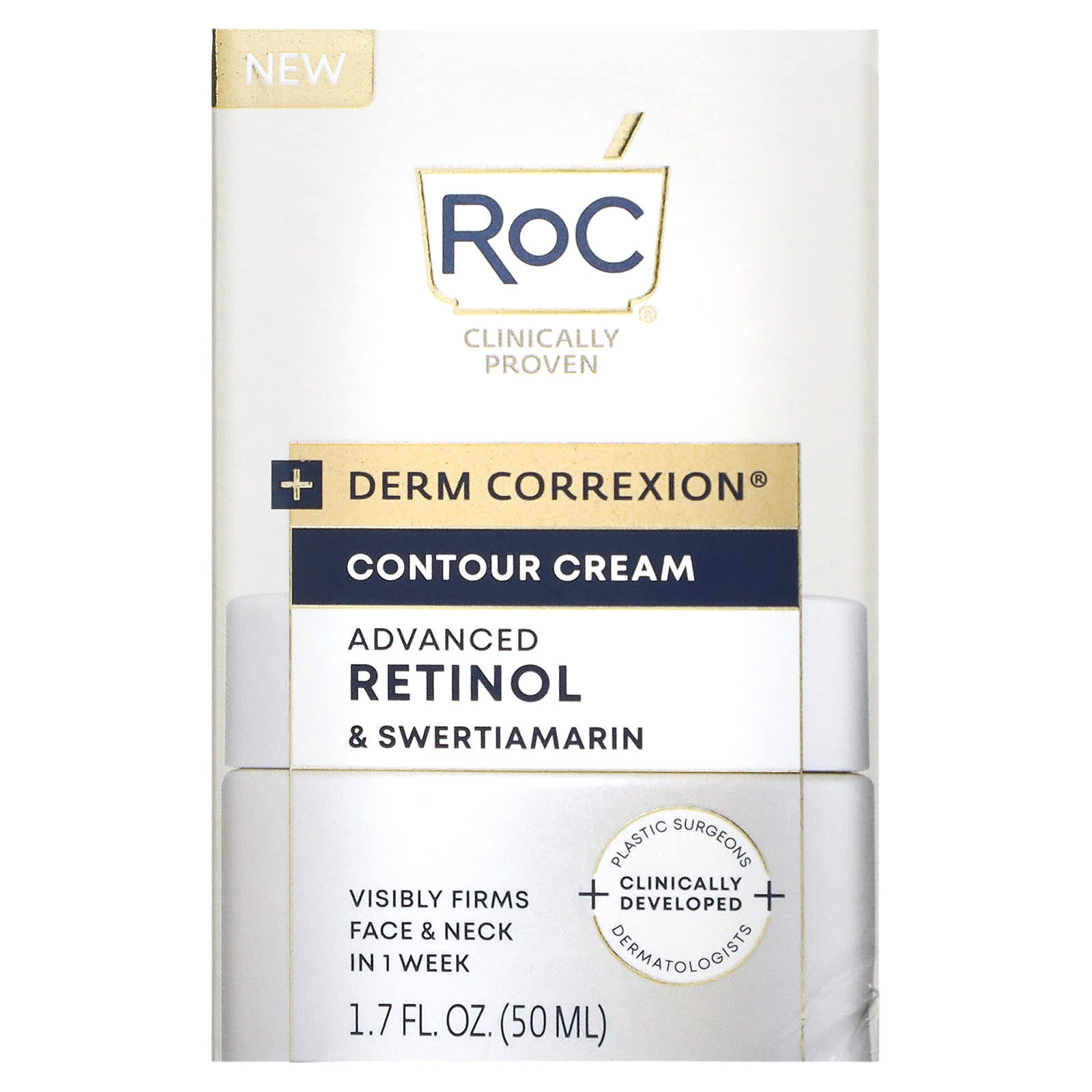 RoC Contour Cream, advanced retinol and swertiamarin, 50 ml