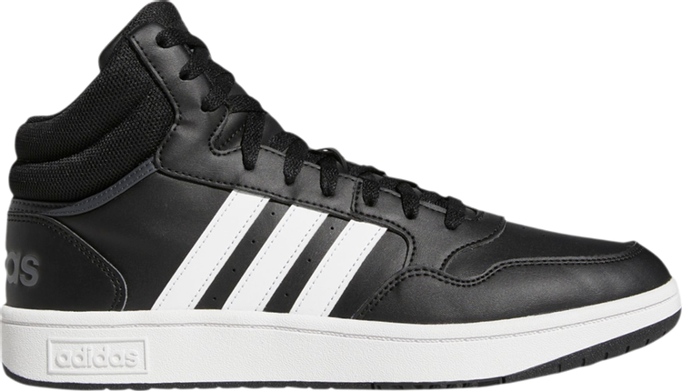 حذاء رياضي Adidas Hoops 3.0 Mid 'Core Black' باللون الأسود