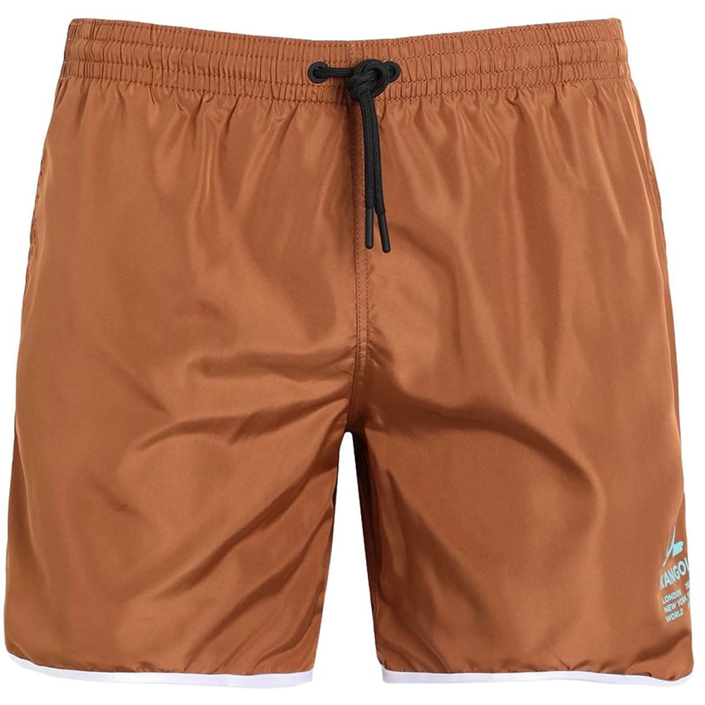 Kangol swim shorts, brown