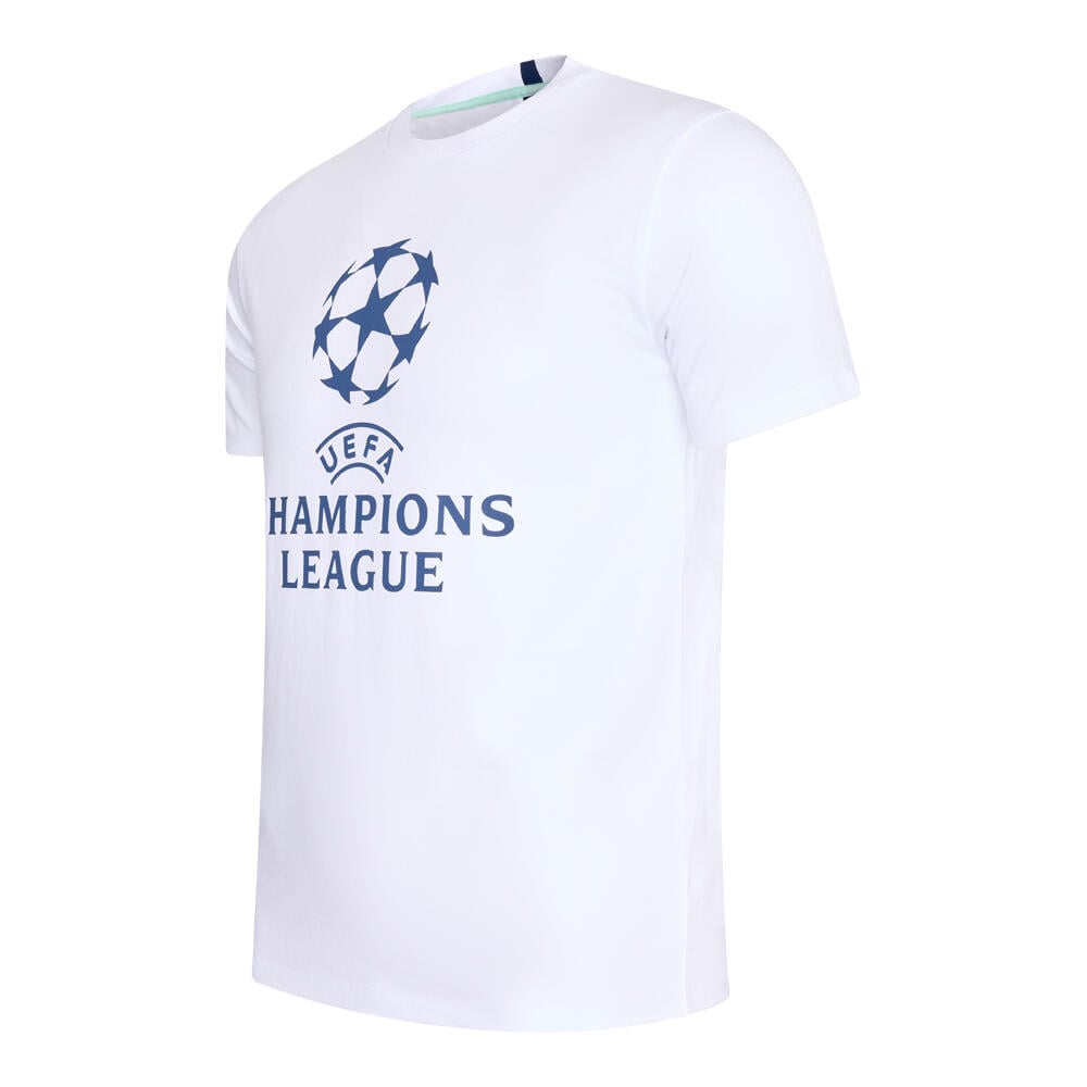 T-shirt with Champions League logo for adults CHAMPIONS LEAGUE, white