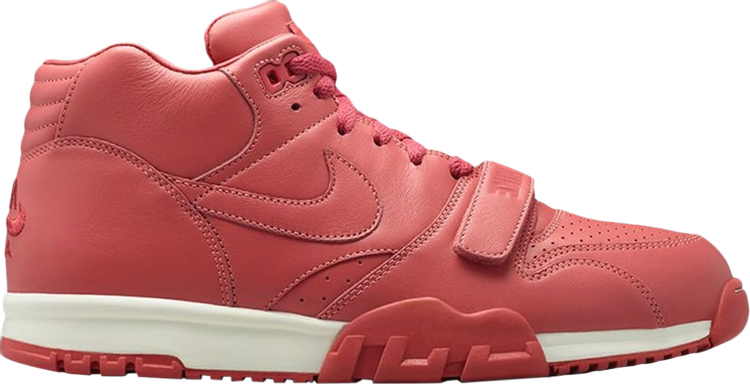 حذاء Nike Air Trainer 1 Mid Premium QS 'Light Redwood' باللون الأحمر