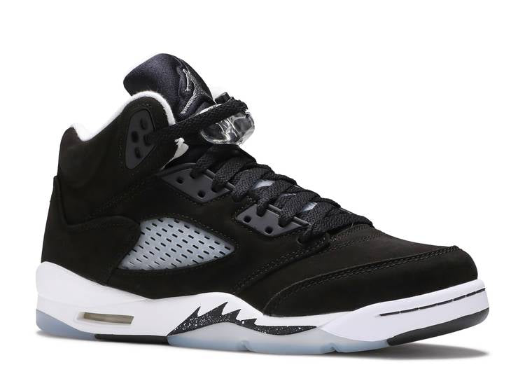 حذاء رياضي AIR JORDAN 5 RETRO GS 'OREO' 2021، أسود