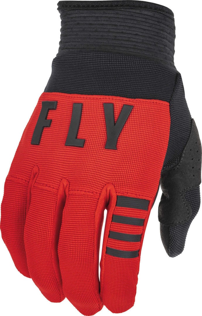 قفازات موتوكروس للشباب من Fly Racing F-16، أحمر/أسود