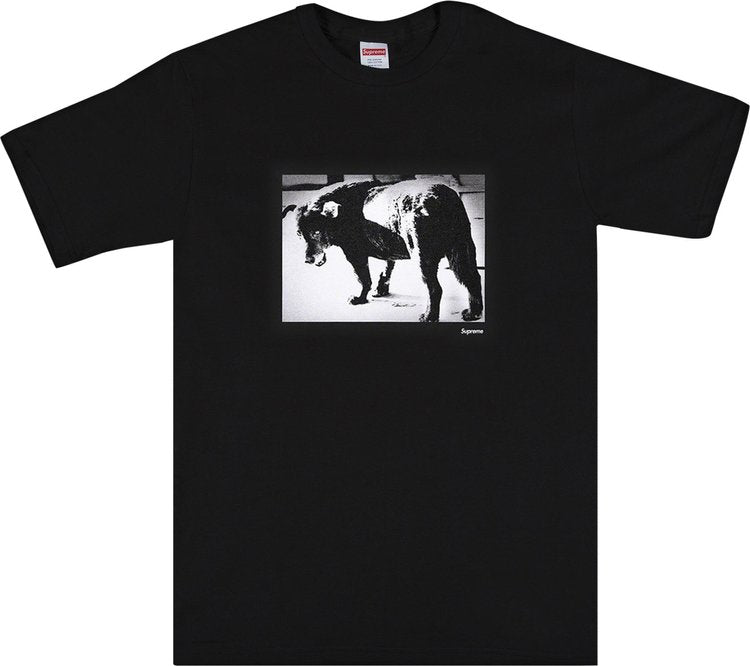 Supreme Daid_ Moriyama Dog Tee 'Black', black