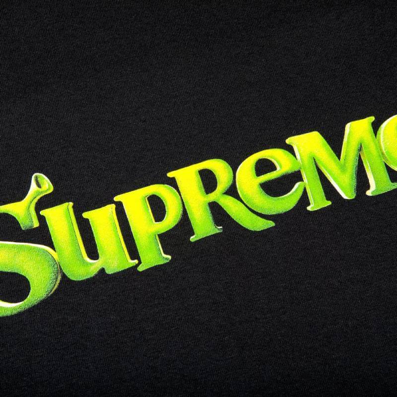 تي شيرت Supreme Shrek باللون الأسود