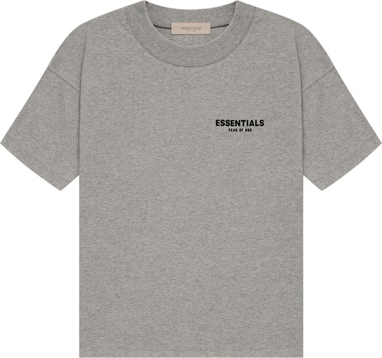 Fear of God Essentials Tee 'Dark Oatmeal', gray