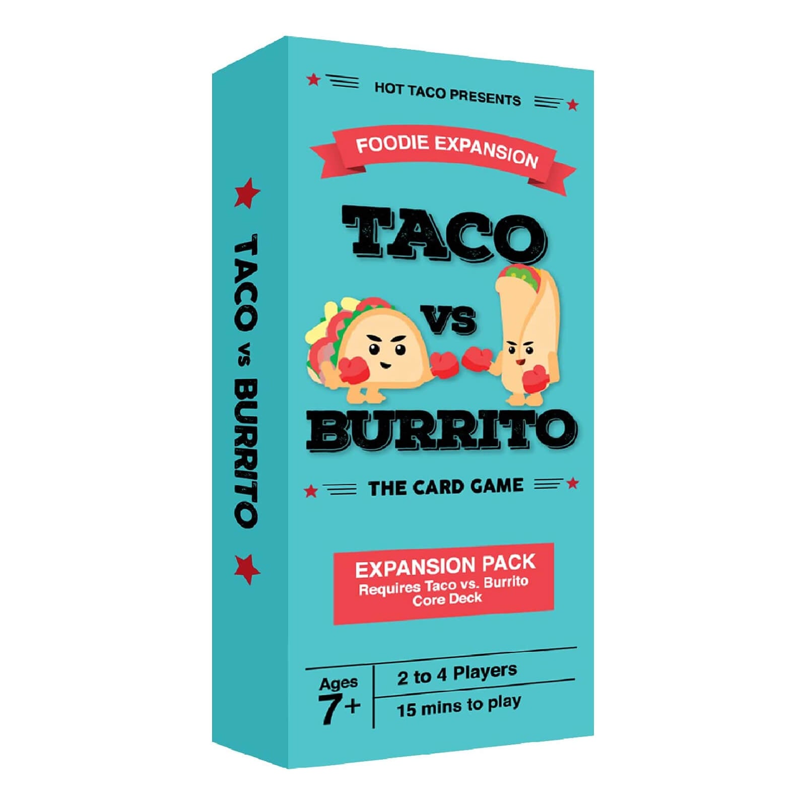 Addition to the board card game Taco vs Burrito: Foodie