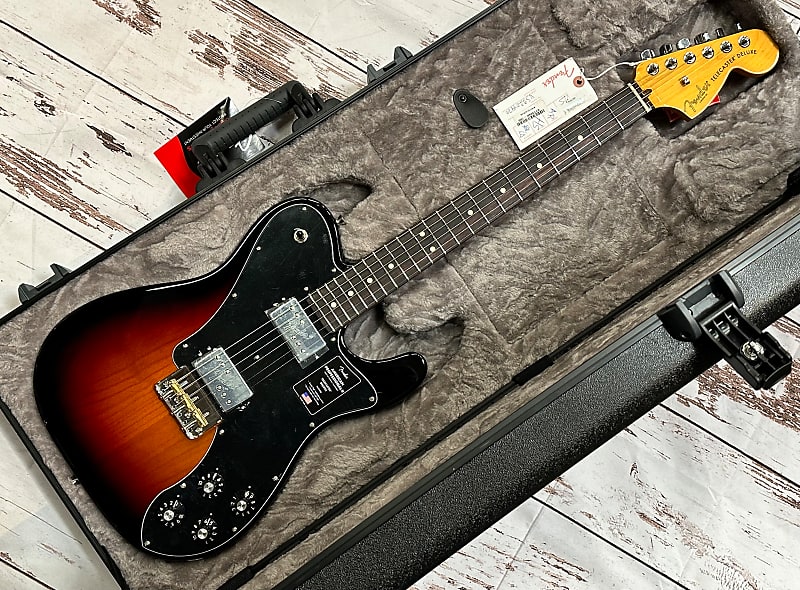 Fender American Professional II Telecaster Deluxe HH RW 2022 - 3 Tone Sunburst New Unplayed Auth Dlr 8lbs 3oz #710