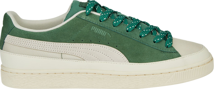 حذاء رياضي Puma Suede Trail - Deep Forest، باللون الأخضر