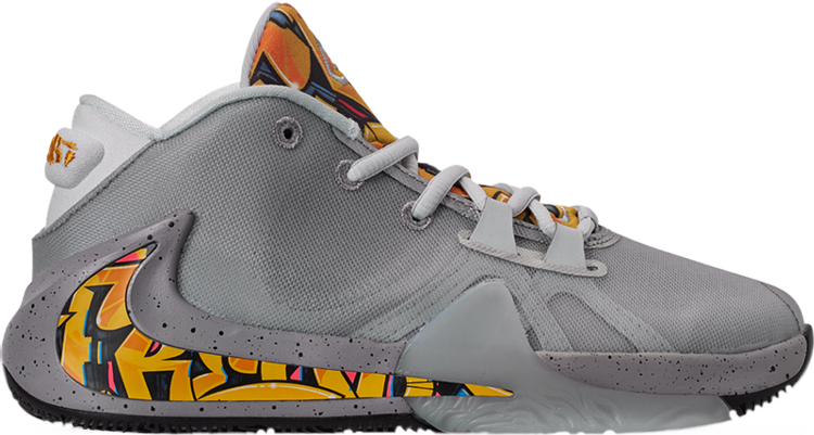 Nike Zoom Freak 1 GS 'Graffiti' Silver