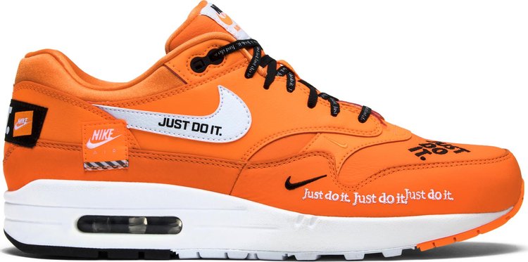 حذاء Nike Air Max 1 "Just Do It" باللون البرتقالي