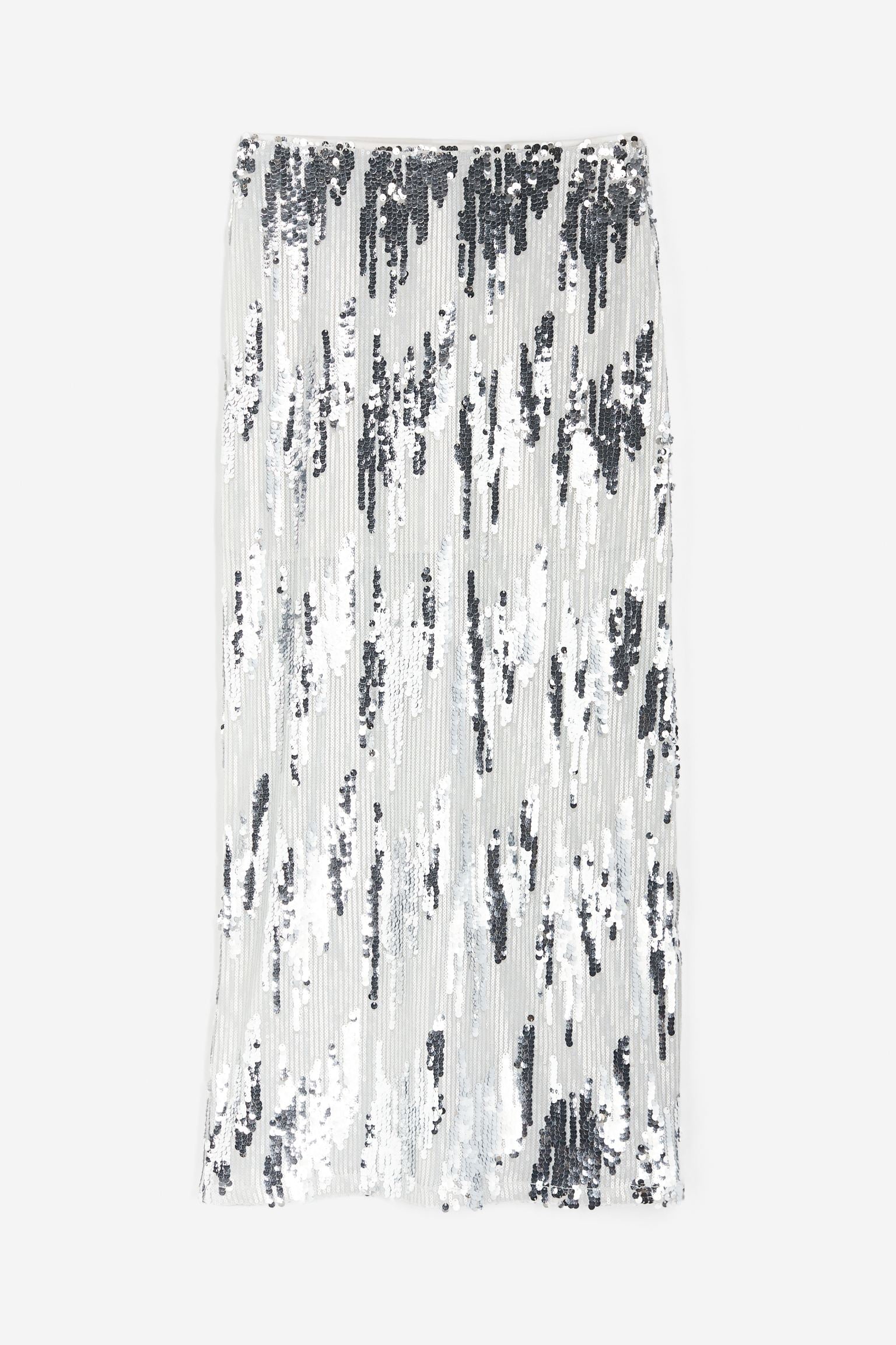 H&M Bead-embellished skirt, white