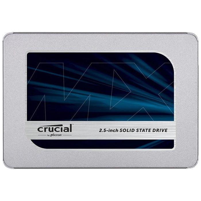 Crucial MX500 2TB SSD, 2.5", SATA III (with 9.5mm adapter)