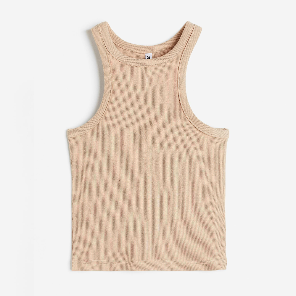 H&M Crop Tank top, beige