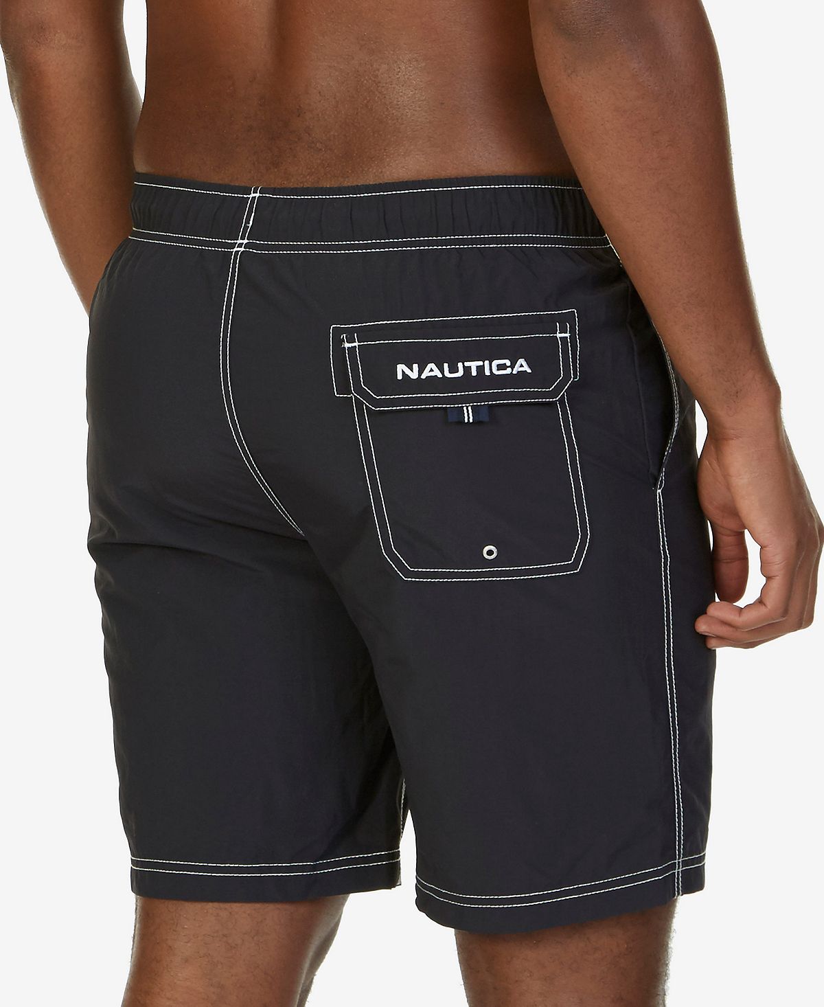 Nautica Men's 8" Nylon Quick Drying Briefs, Multi