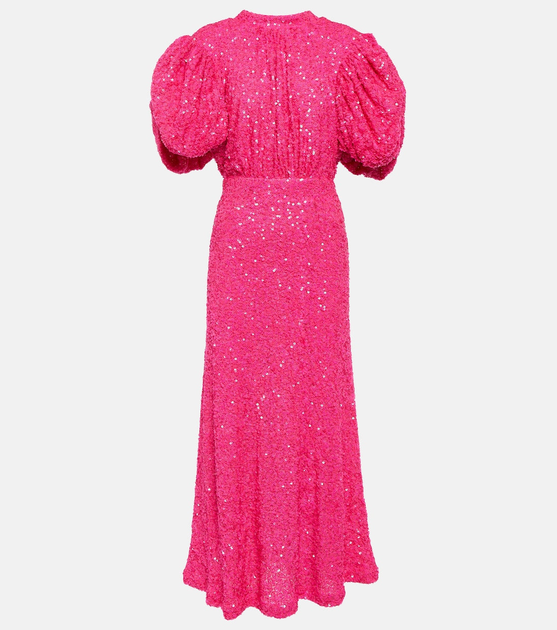 Rotate Birger Christensen sequin maxi dress, pink