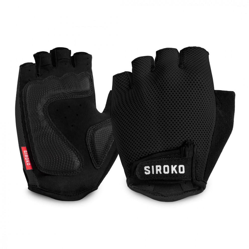 Cycling gloves Aero Black SIROKO, black