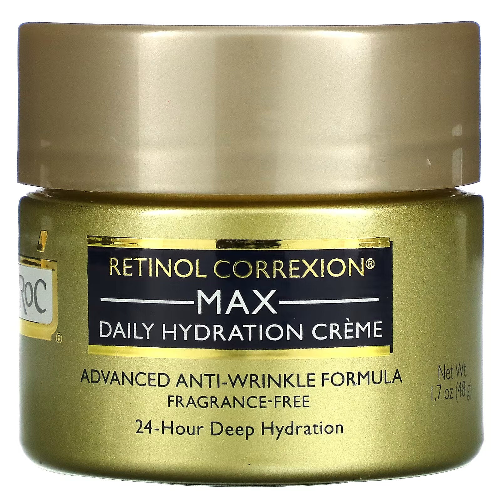 RoC, Retinol Correxion, Maximum Hydration Cream, Fragrance-Free, 1.7 oz (48 g)