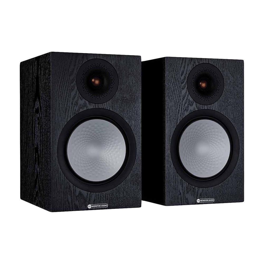 Bookshelf speakers Monitor Audio Silver 100 7G, 2 pcs, black oak