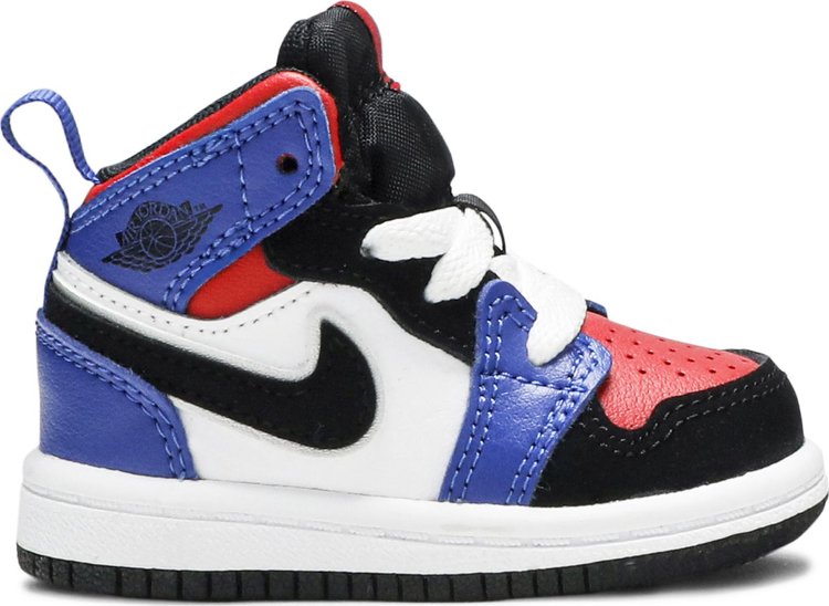 حذاء Air Jordan 1 Mid TD Top 3 متعدد الألوان