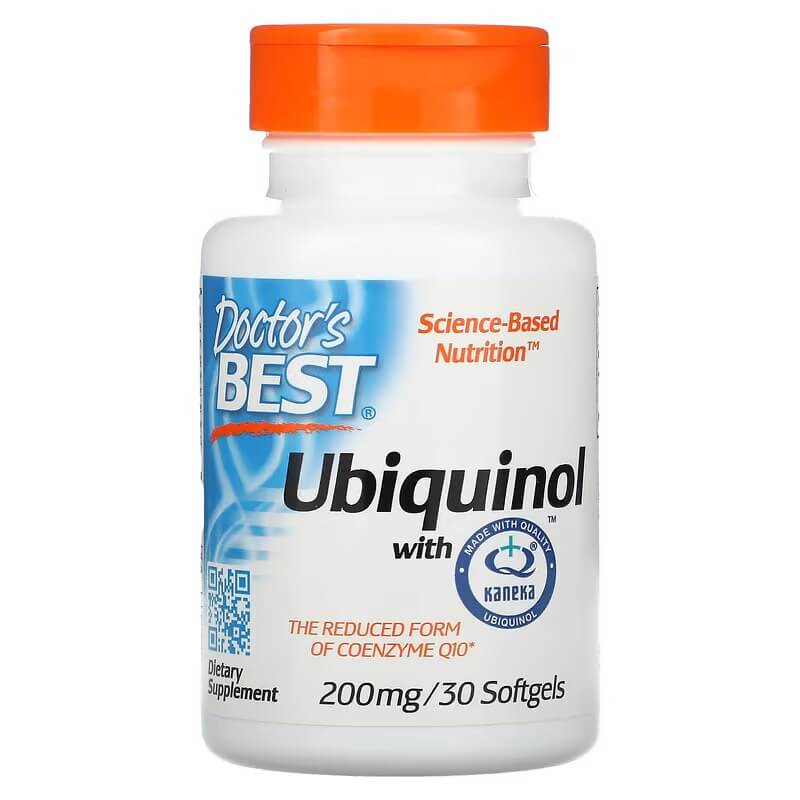 Ubiquinol Doctor's Best with Kaneka 200 mg, 30 capsules