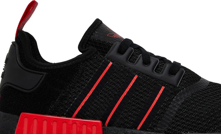 Adidas NMD_R1 'Core Black Red' sneakers, black