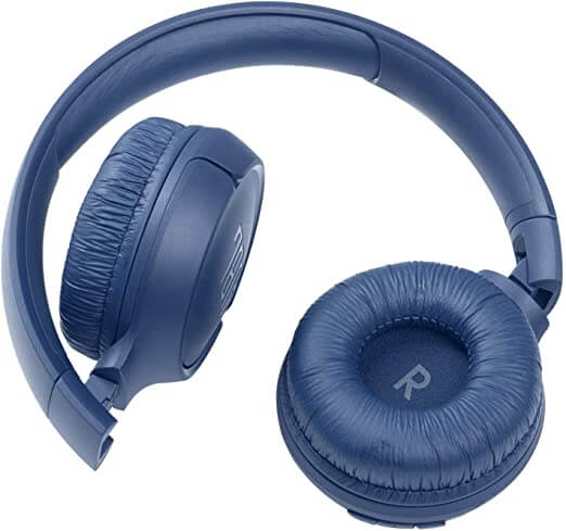 سماعات JBL Tune 510BT اللاسلكية، باللون الأزرق