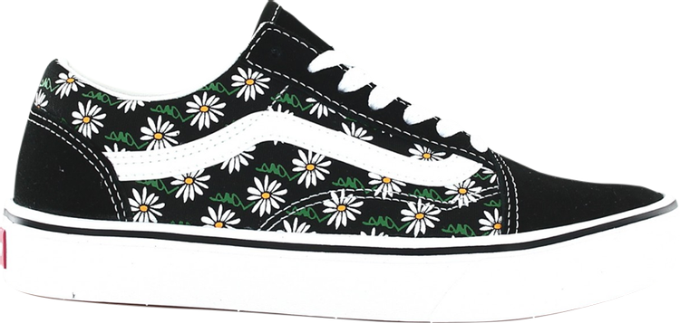 Vans ComfyCush Old Skool Scribble Flower sneakers, black