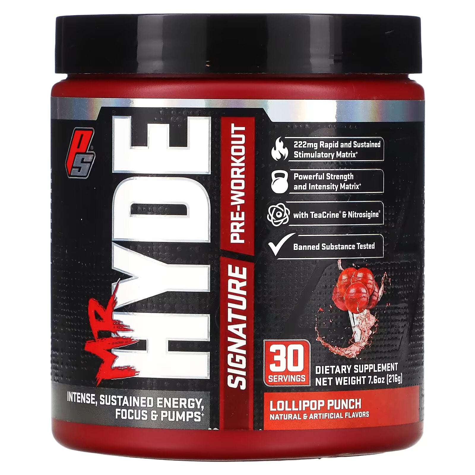 ProSupps, Mr Hyde, Branded Pre-Workout, Caramel Punch Flavor 216 g (7.6 oz)