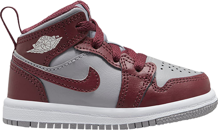 حذاء Air Jordan 1 Mid TD Cherrywood Red