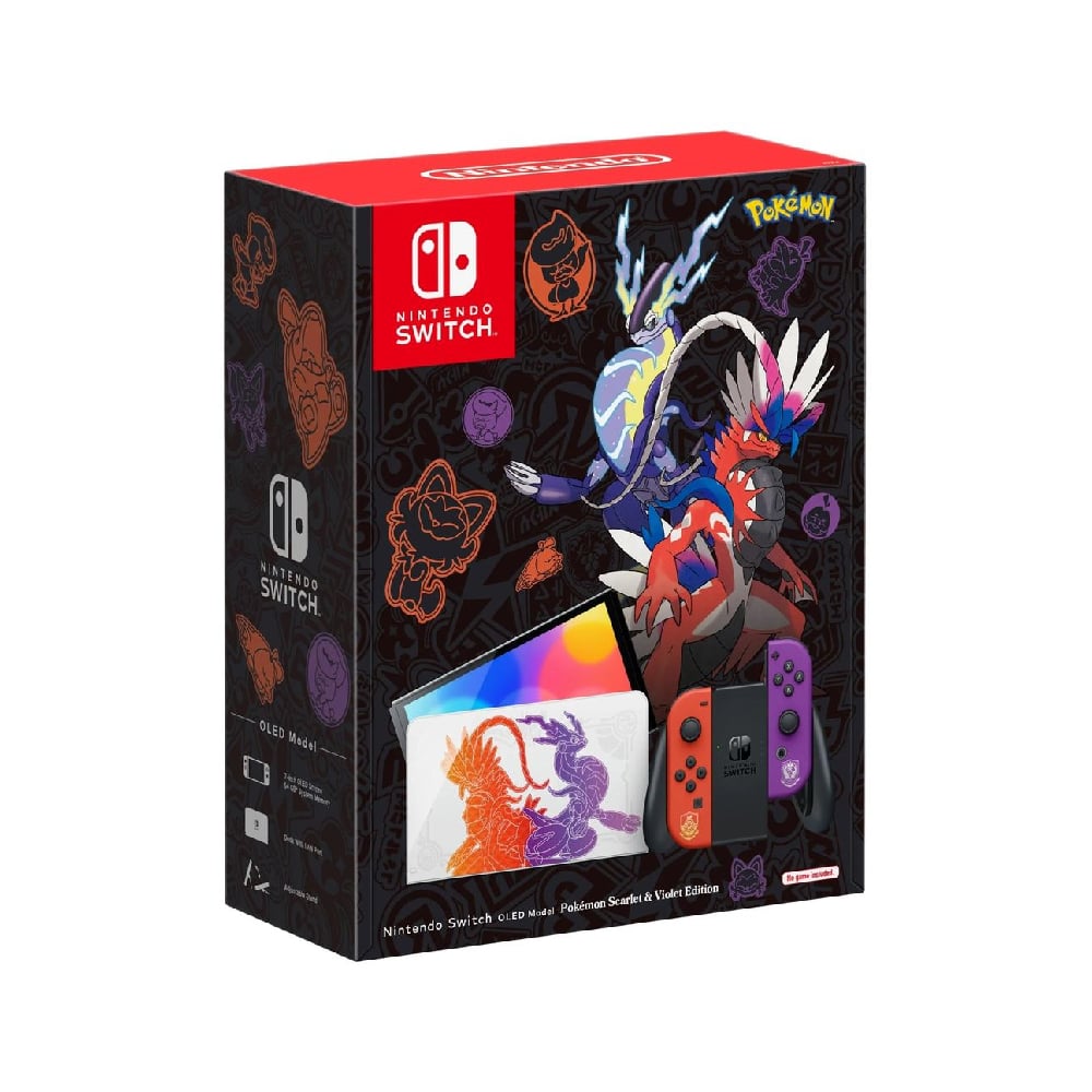 Game console Nintendo Switch OLED, Pokemon Scarlet and Violet Edition, 64 GB