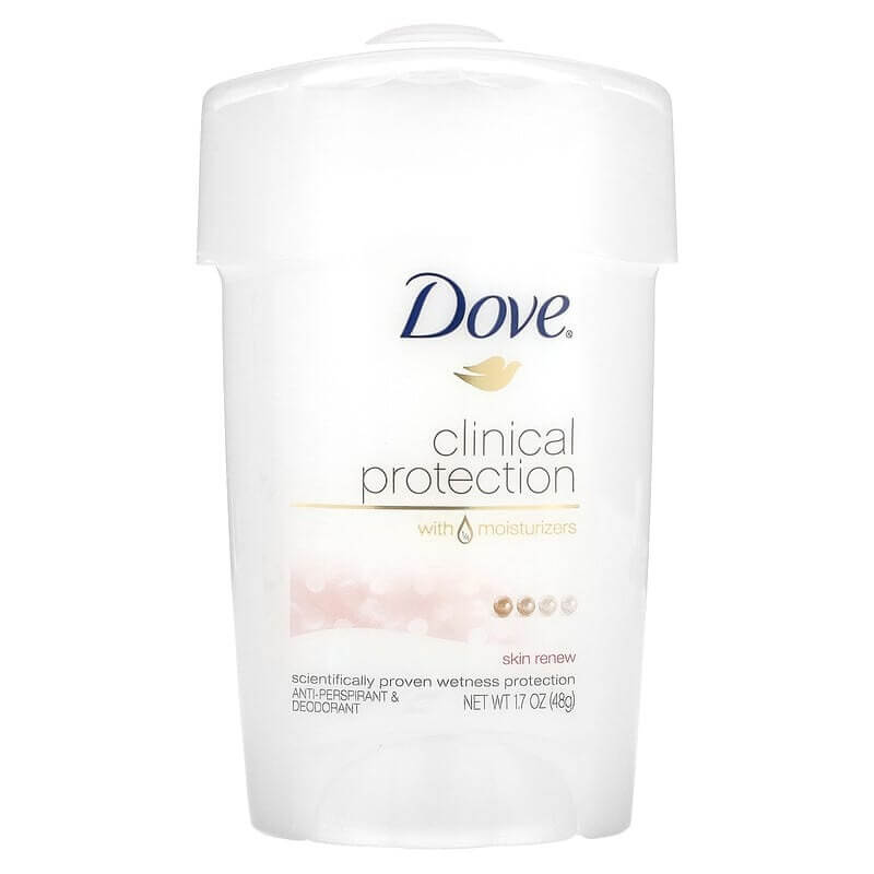 Dove Clinical Protection Antiperspirant Deodorant, 48 g