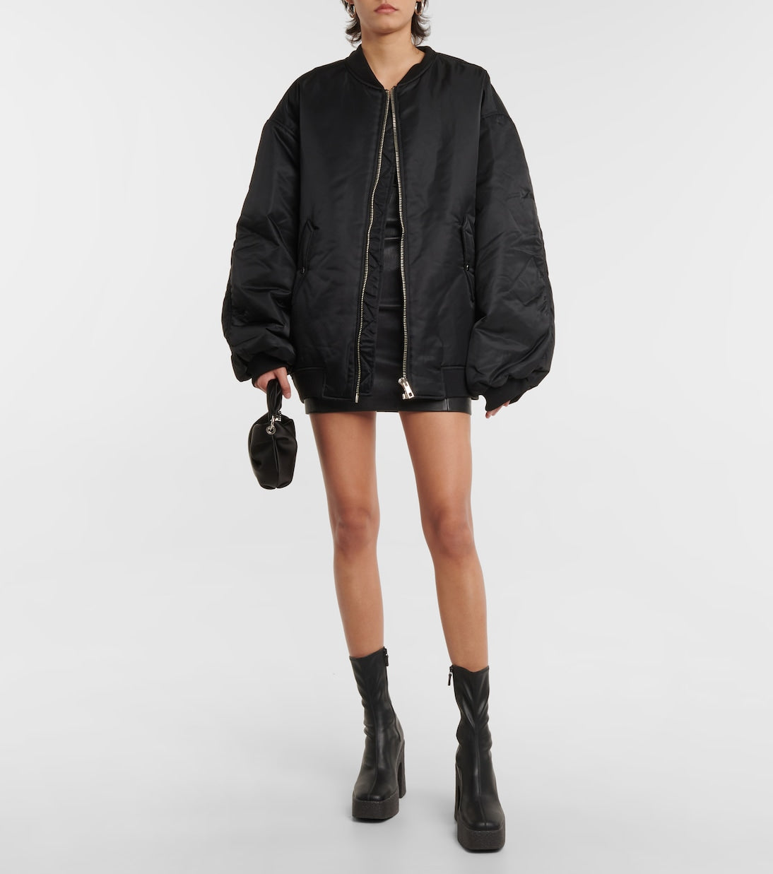 Technical bomber jacket astra The Frankie Shop, black