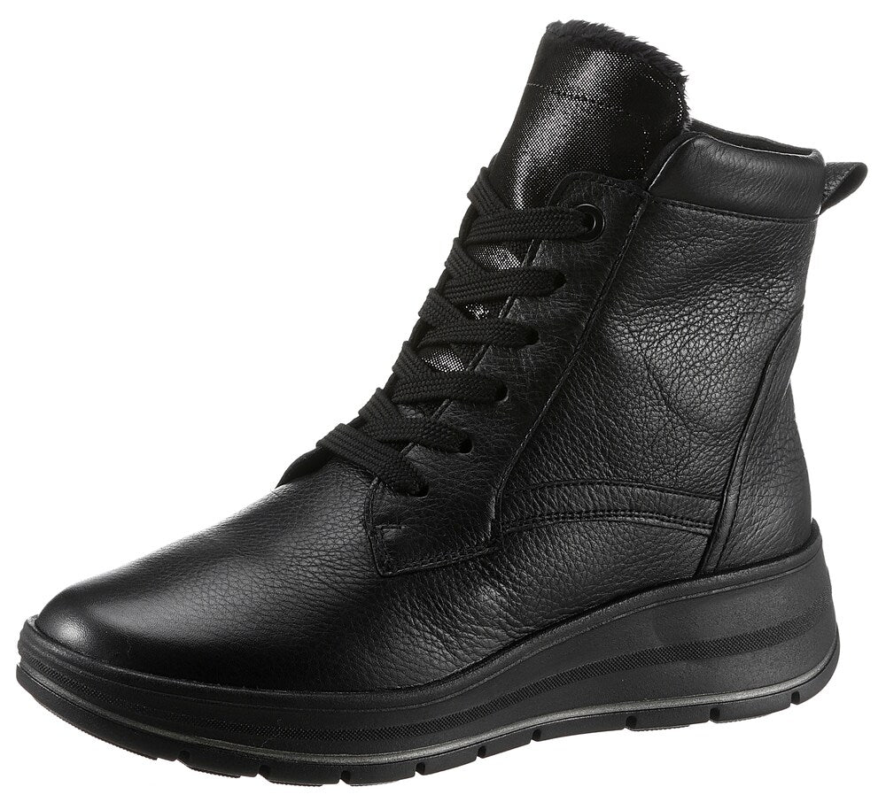 Ara lace-up boots, black