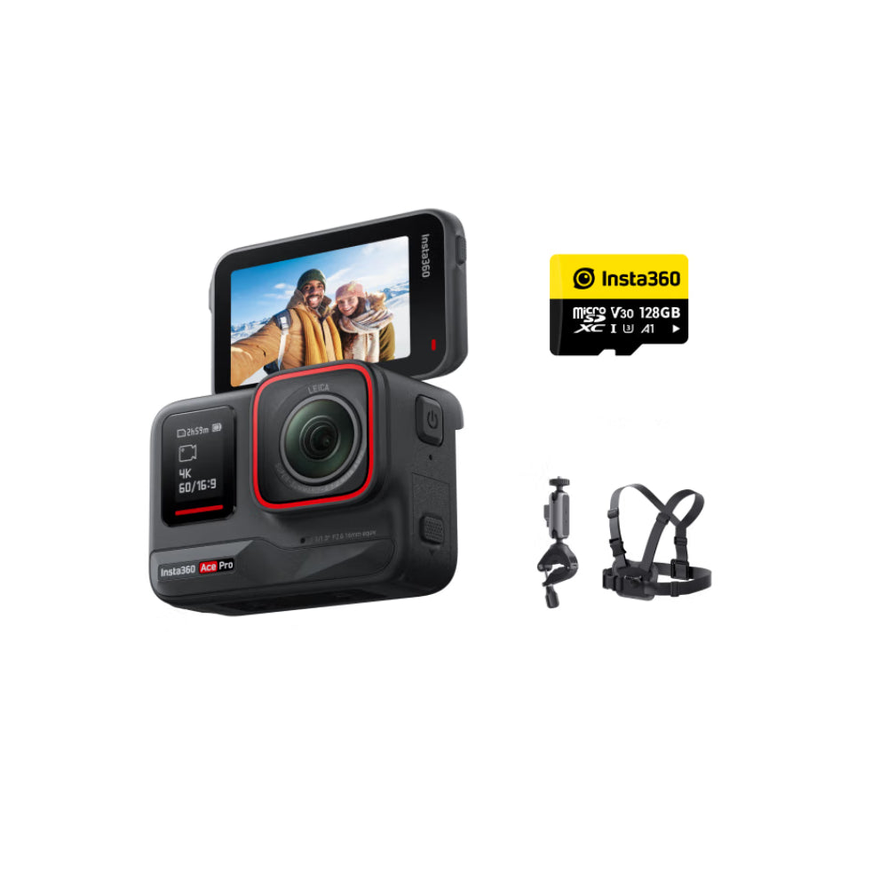 Action camera Insta360 Ace Pro, Cycling set, black