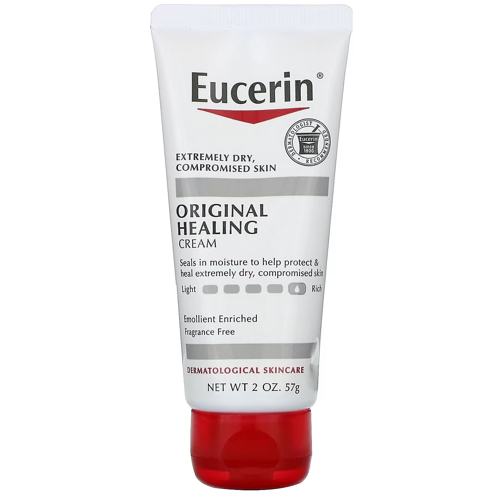 Eucerin, Original Healing original healing cream for very dry and sensitive skin Unscented, 57 g (2 oz)