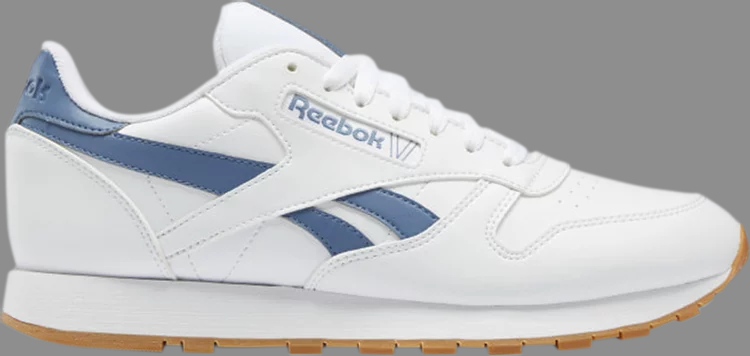 Reebok classic leather 'white blue slate' sneakers, white