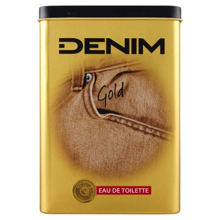 DENIM Gold Metal Box Cologne 100ml