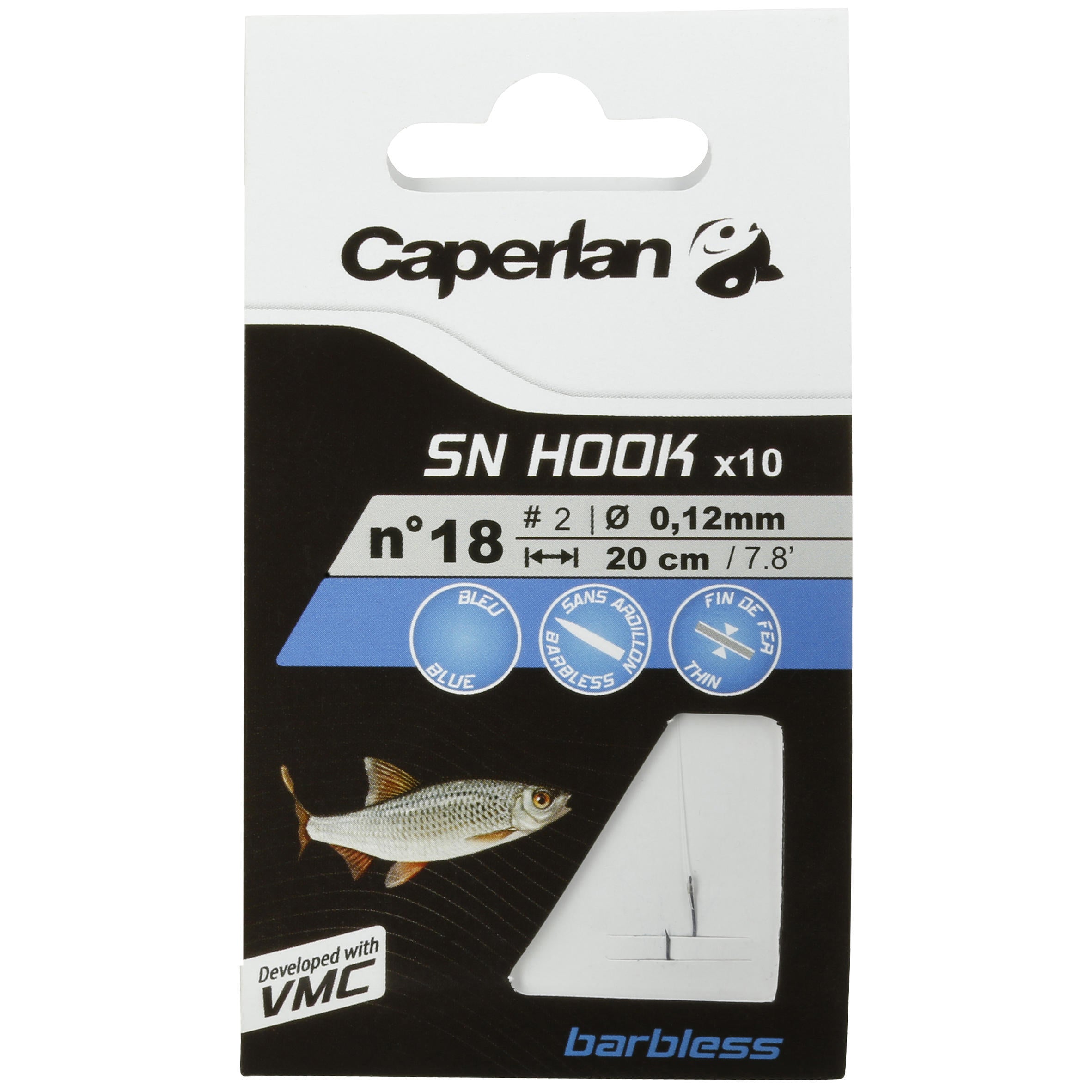 Fishing hook without barbs CAPERLAN