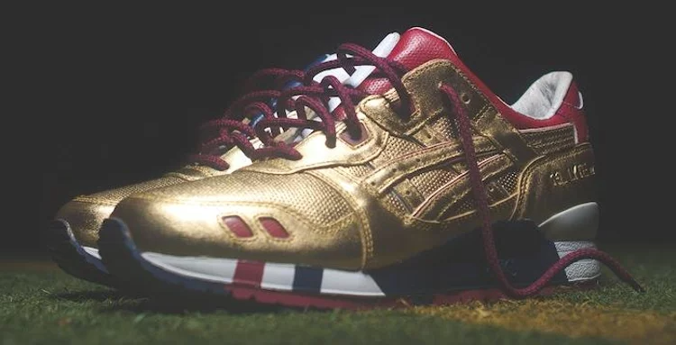 Ronnie fieg gel lyte 3 'usa' Asics sneakers, gold