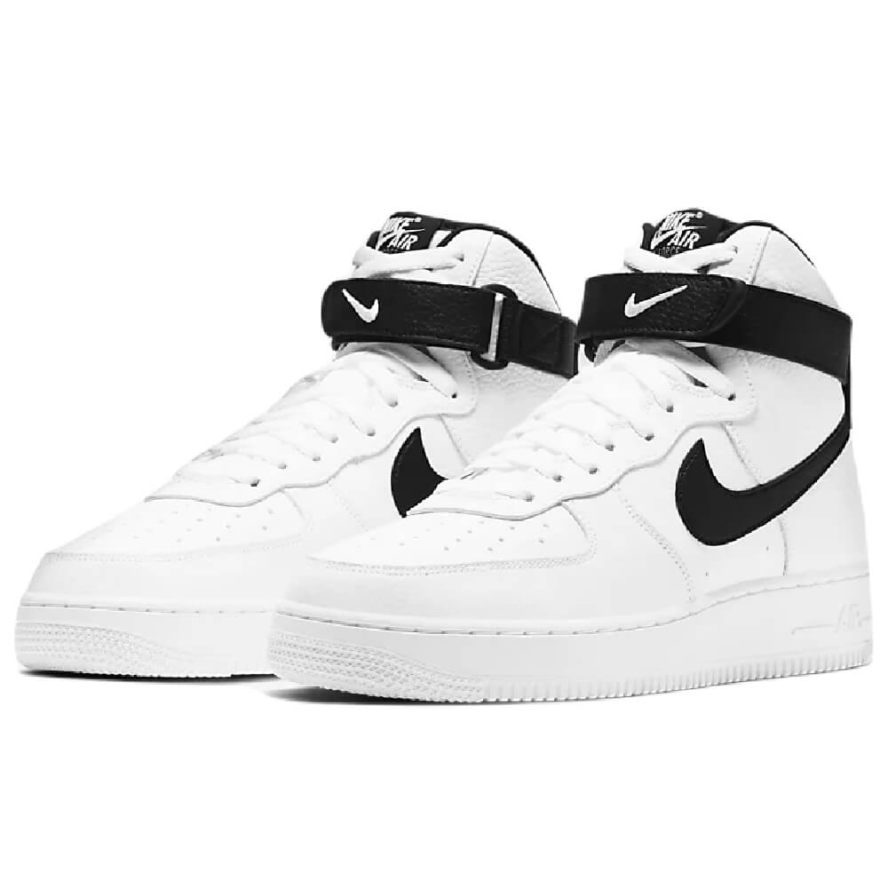 حذاء Nike Air Force 1 '07 High باللون الأبيض/الأسود