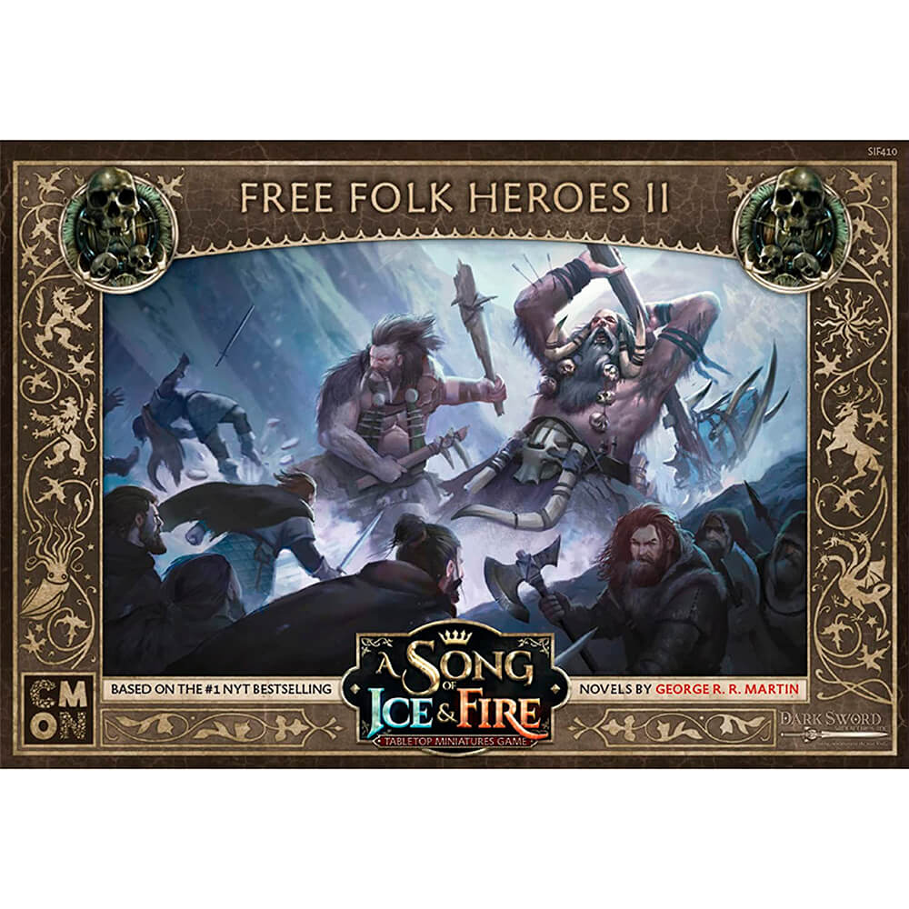 Additional set to CMON A Song of Ice and Fire Tabletop Miniatures Game, Freefolk Heroes II