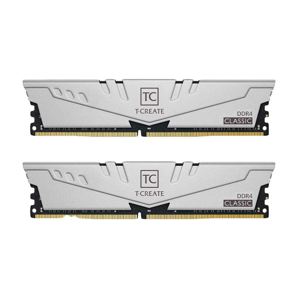 مجموعة RAM Team Group T-Create Classic سعة 32 جيجابايت (2x16)، ذاكرة DIMM DDR4، 3200 ميجاهرتز، TTCCD432G3200HC22DC01