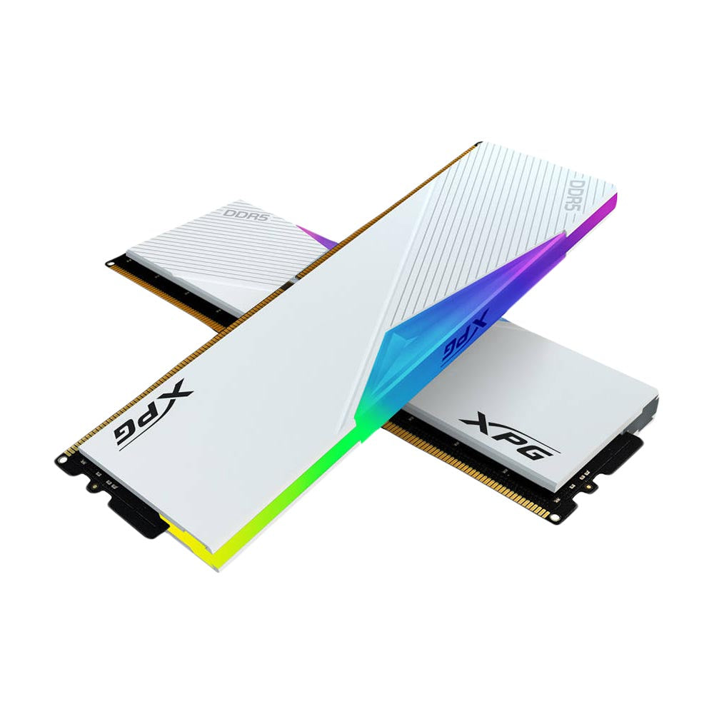 ذاكرة وصول عشوائي Adata XPG Lancer RGB، 32 جيجابايت (2x16)، CL34، 7200 ميجا هرتز، DDR5، AX5U7200C3416G-DCLARWH، أبيض