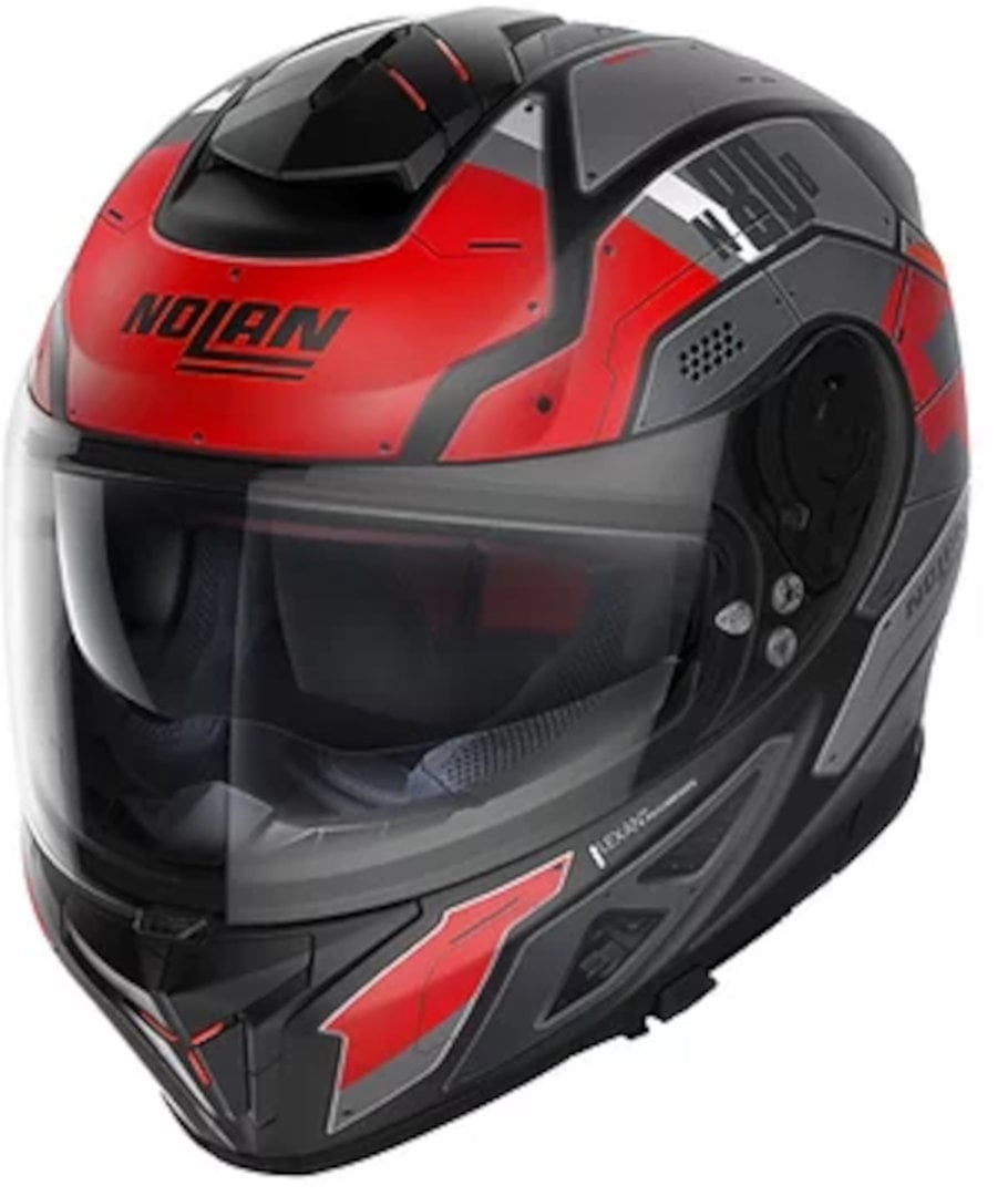 Nolan N80-8 Starscream N-Com Helmet, black/red