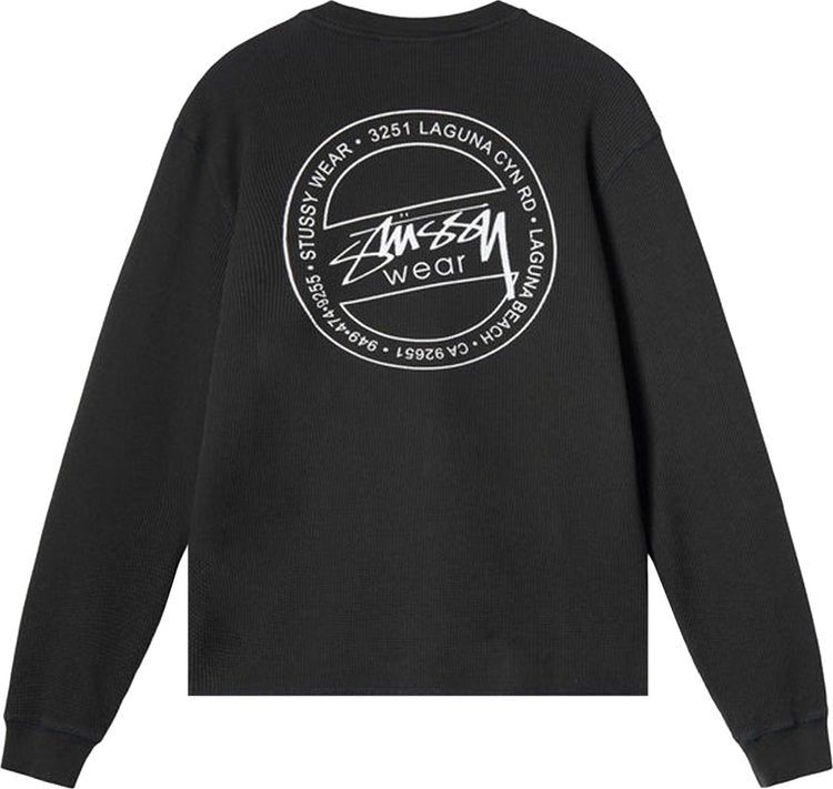 Stussy Long-Sleeve Thermal 'Black', black