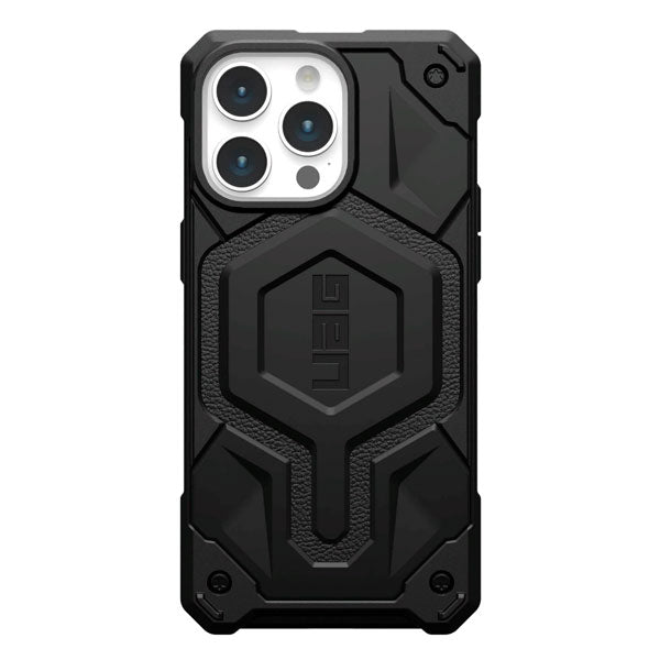 جراب UAG Monarch Pro لهاتف iPhone 15 Pro Max، شحن MagSafe، أسود