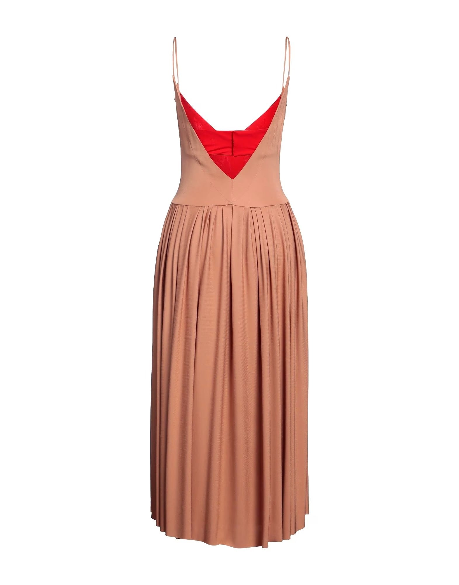 Victoria Beckham Midi Dress, beige