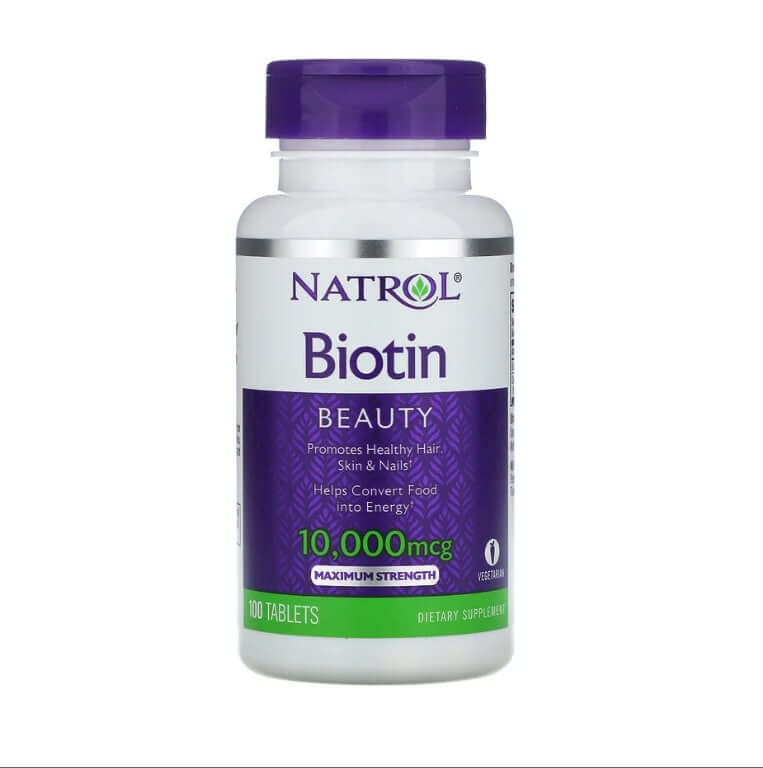 Biotin Natrol 10000 mg, 100 tablets