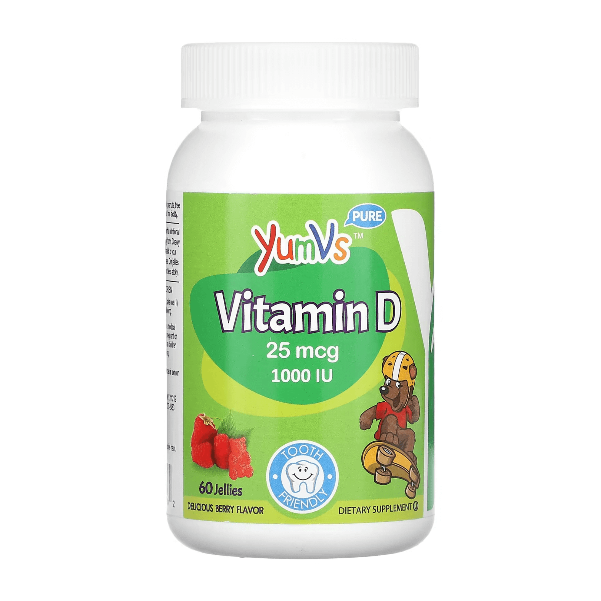 YumV's Vitamin D, Berry, 25 mcg (1000 IU), 60 Gummies